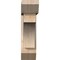 Ekena Millwork Westlake Slat Smooth Bracket w/ Offset Brace, Douglas Fir, 7 1/2"W x 28"D x 28"H BKT0806X28X28WTL06SDF - alternate 3